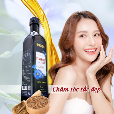 Dầu hạt lanh ép lạnh bền nhiệt DAHALA 250ML - GIÀU OMEGA 3,6,9