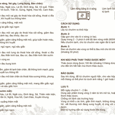 Túi chườm thảo mộc Adeva Naturals - 100 lần sử dụng - Nóng hoặc lạnh - Giảm đau mỏi xương khớp, giúp thư giãn, giảm căng thẳng mệt mỏi. Tiện lợi - nhanh chóng - hiệu quả - sử dụng cho mọi lứa tuổi