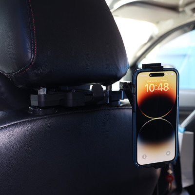 Gối Tựa Đầu Cao Su Non Định Hình 3 Trong 1 Tiện Dụng Điều Chỉnh Đa Góc Kèm Móc Treo Đồ Giá Đỡ Điện Thoại CIND - Nhập Khẩu Chính Hãng