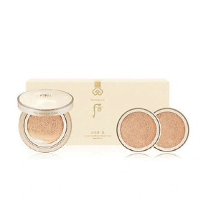 Bộ Phấn Nước Chống Lão Hóa Whoo Luxury Golden Cushion Glow SPF50/PA+++ Tone 1 da sáng