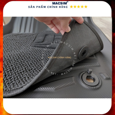 Thảm lót sàn ô tô 2 lớp cao cấp dành cho xe TOYOTA LAND CRUISER 2022 nhãn hiệu Macsim chất liệu TPV