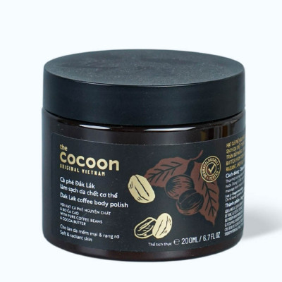 Tẩy Da Chết COCOON Giúp Làm Sạch Da Chết Cơ Thể (hũ 200ml)