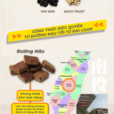 [QUÀ 20.10] Nước Uống Thảo Mộc Giảm Đau Bụng Kinh Hiệu Quả, Tăng Kích Cỡ Vòng 1, Thon Gọn Sắc Vóc Ba Zhen Ujuwon Bust Up (Hộp 8 Gói)