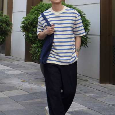 Quần denim nam nhãn vải chính . Form Cocoon - RT 10S25DPA015 | ROUTINE CÀ MAU