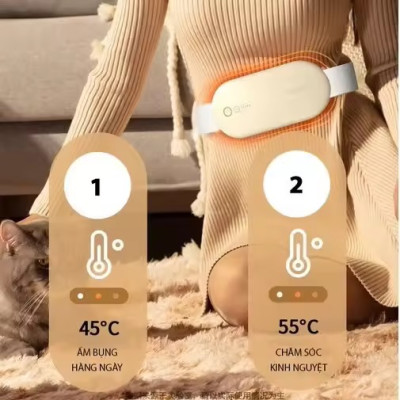 [MẪU MỚI 2025] Máy Massage Giảm Đau Bụng Kinh  LS01 - Hỗ Trợ Chống Lão Hoá Da Sau Sinh.