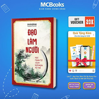 Sách - Đạo Làm Người - Học Mạnh Tử Cách Đối Nhân Xử Thế - Phát Triển Bản Thân Mỗi Ngày - MCBooks