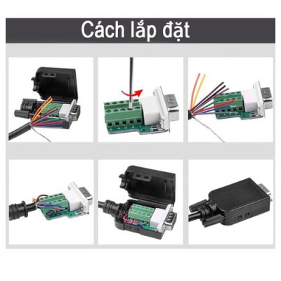 Đầu bấm DB9 RS232 Male-Female HD-Link YL-SCG-09DM/F. HÀNG CHÍNH HÃNG !!!