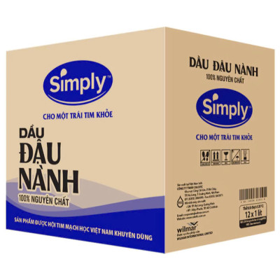 Dầu Đậu Nành Simply 1L nguyên chất