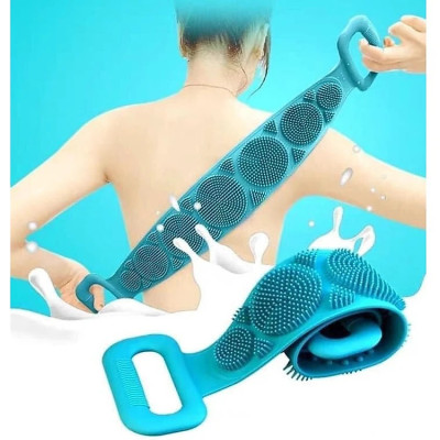 Bộ 3 Dây Tắm Massage Chà Lưng 2 Mặt Cho Gia Đình GROFA - Màu sắc ngẫu nhiên