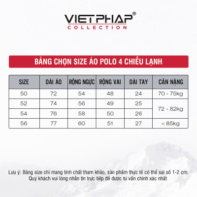 Áo Polo Nam VIỆT PHÁP Form Luxury - Thun 4 Chiều Lạnh , lịch lãm, sang trọng 36549