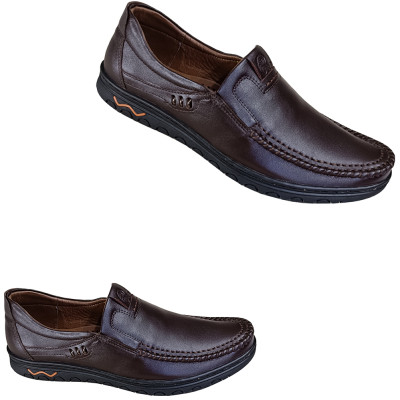 Giày Mọi Nam Da Bò Thật TiTi ĐÔ Cao Cấp GM222