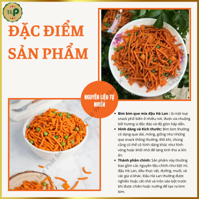 BIM BIM QUE ĐẬU HÀ LAN TÂN LỘC PHÁT - BỊCH 80G