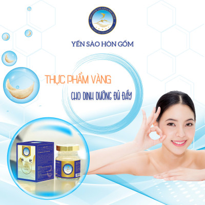[Hộp 6 Hũ] Tổ Yến Sào Chưng Đường Phèn - Yến Sào Hòn Gốm Chính Hiệu Khánh Hoà - HGK NEST