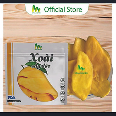 Xoài sấy dẻo HANA NGUYÊN, vị chua ngọt tự nhiên, 150g