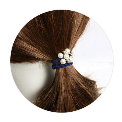 Đồ buộc tóc xinh xắn, 5 chun buộc tóc đính hạt nhiều màu cực đẹp SC24