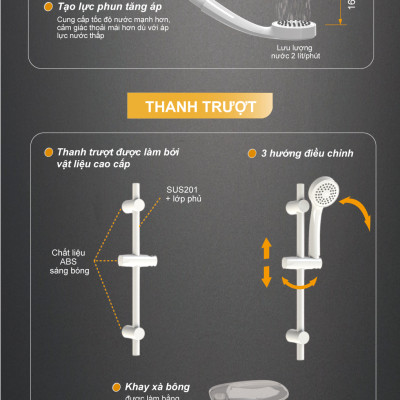 Máy tắm nước nóng OTTOWA TE45P01 - Hàng chính hãng - Có bơm