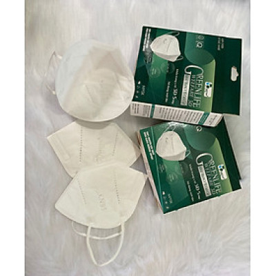 [Combo 3 hộp] Khẩu trang y tế kháng khuẩn cao cấp N95 GREEN LIFE - có chứng nhận kiểm định chất lượng