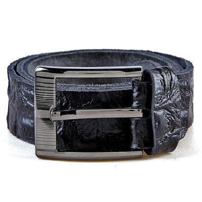 HJ4122-23-24 - Dây nịt nam Huy Hoàng vân cá sấu 1 lớp 4P màu da, đen, nâu