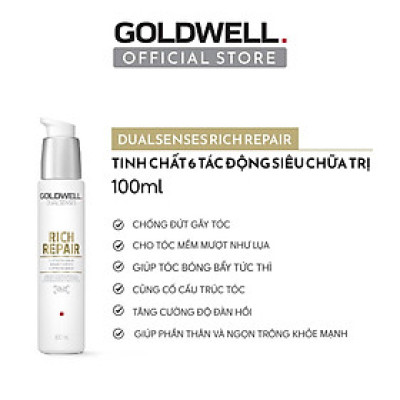 Tinh Chất 6 Tác Động Phục Hồi Tóc Hư Tổn Goldwell Rich Repair Dưỡng Tóc Mềm Mượt, Chắc Khỏe