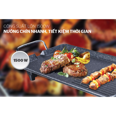 Bếp nướng điện SUNHOUSE SHD4607- 1500W (Hàng Loại A) - Chính Hãng