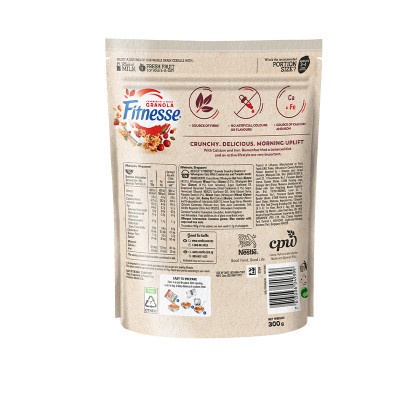 Ngũ cốc ăn sáng Fitnesse Granola Nam Việt Quất & Hạt Bí Ngô (gói 300g)