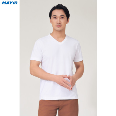 Áo phông nam cộc tay cổ tim May 10 mã 140123171