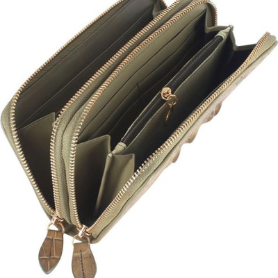 Ví Nữ Huy Hoàng HT3249 (10.5 x 19 cm) - Xanh Rêu