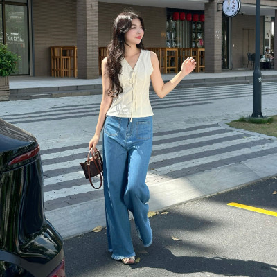 Quần Jeans ống rộng thích hợp mùa hè dành cho nữ Zayoy Miều Est.2013