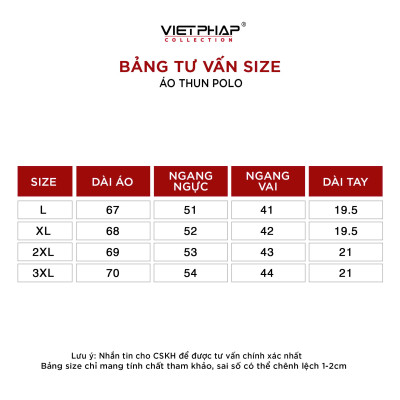 Áo Polo Nam VIỆT PHÁP Form Luxury - Thun In 4 Chiều lịch lãm, sang trọng 1801