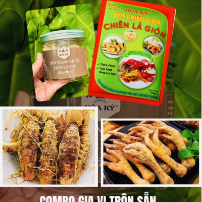 Bột rang muối HongKong 300gr gia vị trộn sẵn Hoà Ký