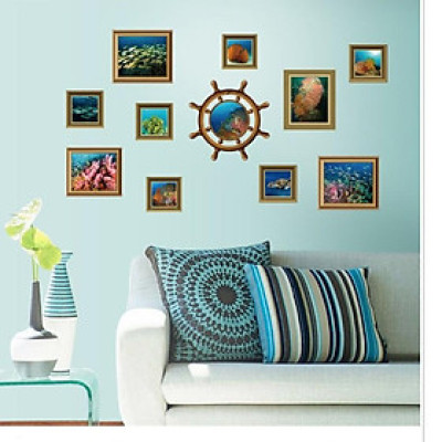 TRANH DECAL, GIẤY DÁN TƯỜNG " ĐẠI DƯƠNG BÍ ẨN"