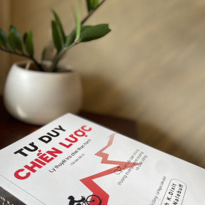 Sách Tư Duy Chiến Lược – Lý Thuyết Trò Chơi Thực Hành, Avinash K.Dixit và Barry J.Nalebuff, NXB Dân Trí (Bìa mềm, Phát hành 2023, Nguyễn Tiến Dũng và Lê Ngọc Liên dịch, 544 trang, khổ 14,5x 20,5cm, Bách Việt Books)