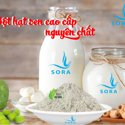 Sora Bột hạt sen cao cấp nguyên chất