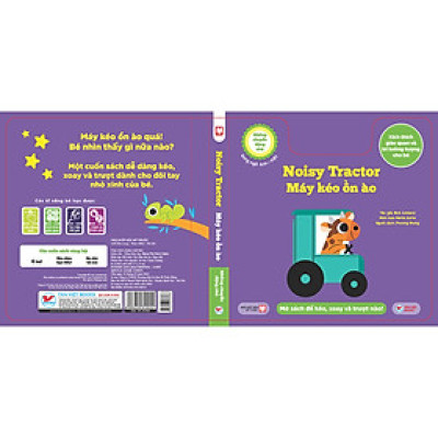 Máy kéo ồn ào  - những chuyển động nhỏ song ngữ Anh Việt kích thích giác quan