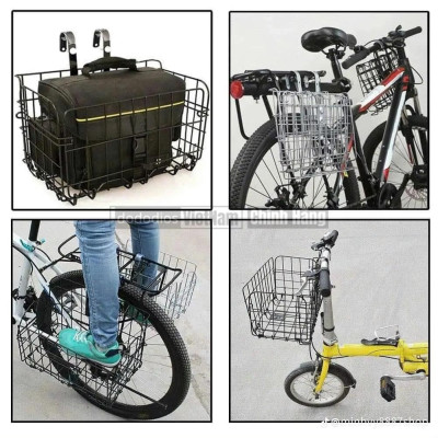 Giỏ Xe Đạp Thể Thao Gấp Lại Được Gắn Xe Đạp Sports - giỏ gắn xe đạp - Hàng chính hãng dododios
