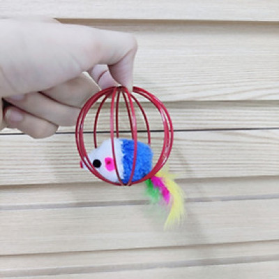 Đồ Chơi Cho Mèo Bóng Lồng Chuột Lông Vũ