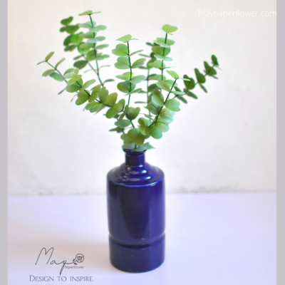 Cành lá KHUYNH DIỆP hoa giấy handmade Maypaperflower - hoa giấy nghệ thuật