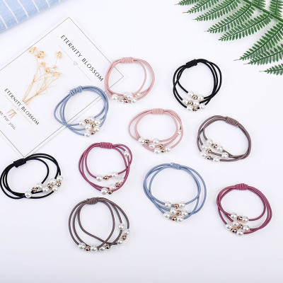 Đồ buộc tóc xinh xắn, 5 chun buộc tóc đính hạt nhiều màu cực đẹp SC24