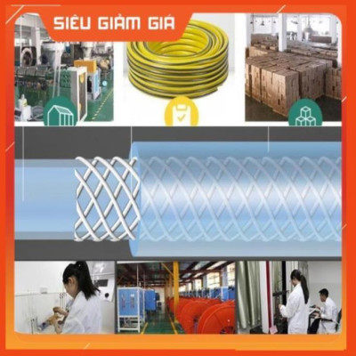 Bộ dây vòi xịt nước rửa xe, tưới cây . tăng áp 3 lần, loại 7m, 10m 206701-3 đầu đồng, cút,nối vàng + tặng đai