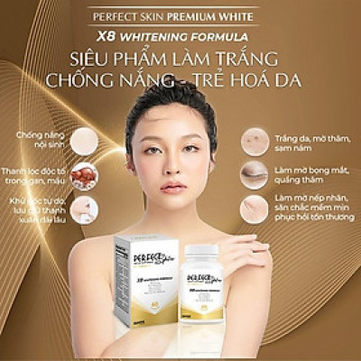 Viên uống trắng da perfect skin cao cấp độc quyền damode 