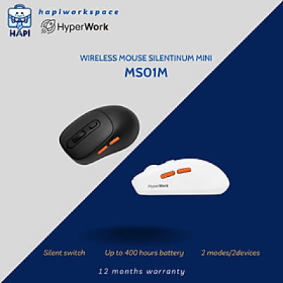 Chuột không dây hàng chính hãng HyperWork Silentinum MS01 Mini HPW-MS01M