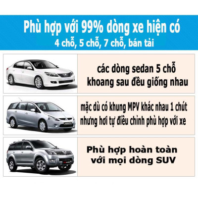 Đệm Hơi Xe Ô Tô Nệm Hơi Dùng Cho Xe 4 - 7 Chỗ