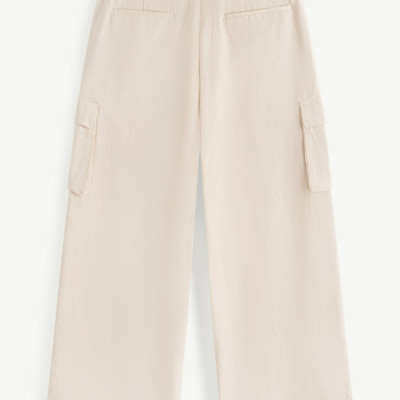 Quần Cargo ROUTINE Túi Hộp Ống Rộng Trơn Form Wide Leg - 10S24PCA003 | LASTORE MENSWEAR