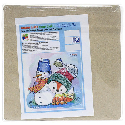 Bộ Xếp Hình Puzzle Minh Châu 20-026 - Cáo Nhỏ Mùa Đông (20 Mảnh Ghép)