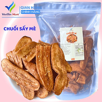 Chuối Mè sấy Giòn Loại Ngon VIETTIN MART 500GR