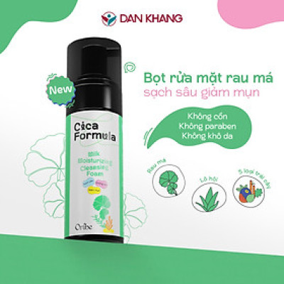 Sữa rửa mặt rau má tạo bọt Oribe làm sạch sâu dưỡng ẩm cho da mụn da dầu nhạy cảm 120ml