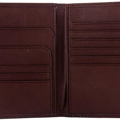 Ví đựng passport da bò Huy Hoàng màu nâu HT9106
