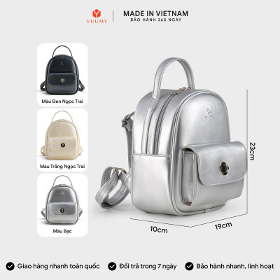 Balo Yuumy ( Thời trang nữ mini phong cách dễ thương - Balo da Glossy YBA110 )