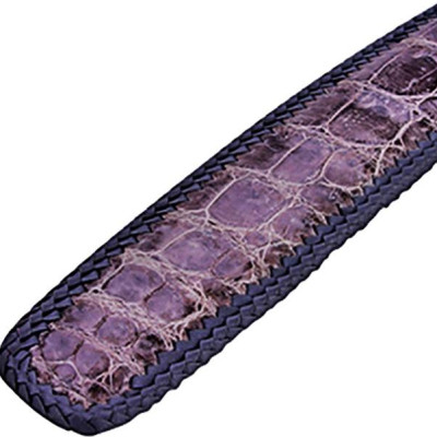 Thắt Lưng Nam Da Cá Sấu Đan Viền Bản Lớn Huy Hoàng HT4293 - Xám