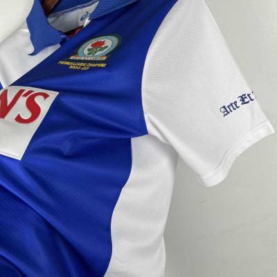 Áo Bóng Đá Retro Blackburn 1994 - Sân Nhà bản cao cấp vải Cotton Polyester